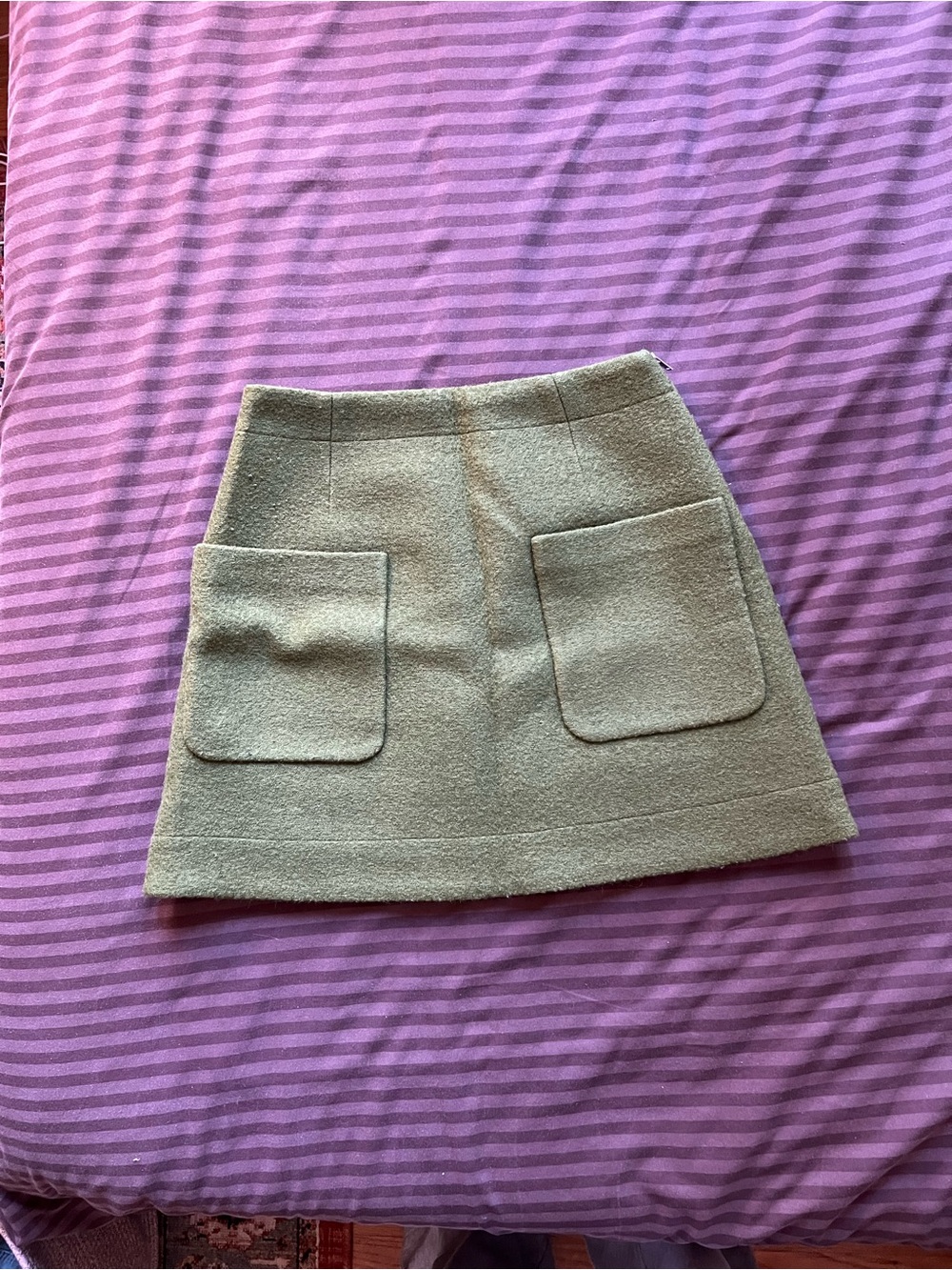 Green COS Mini Skirt